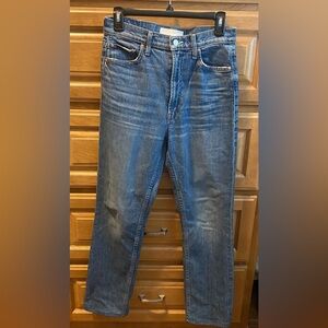 MOTHER Classic Blue Straight Jeans
